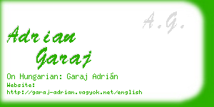 adrian garaj business card